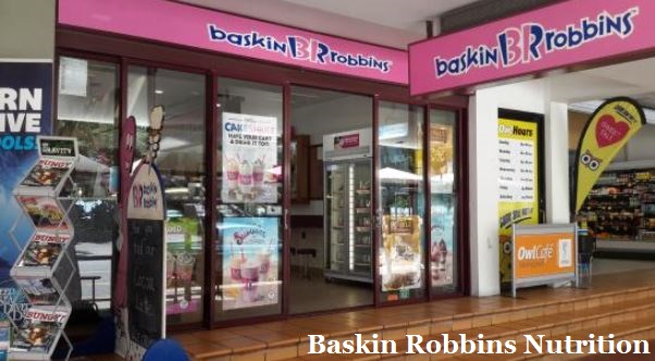 baskin robbins nutrition