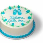 Baby Shower Blue Cake
